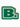 Iron-on letter B patch